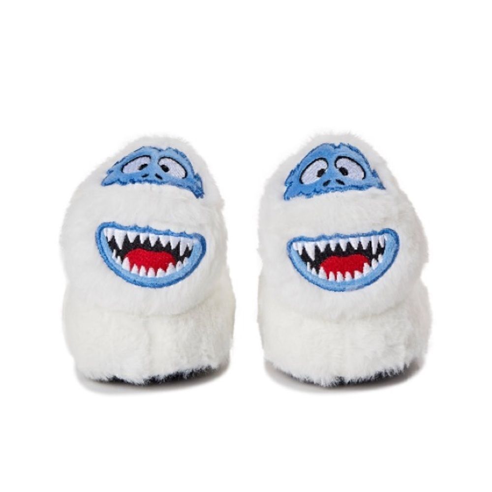 Baby Boys Girls Abominable Snowman Slippers Fuzzy Faux Fur Shoes Size 4
